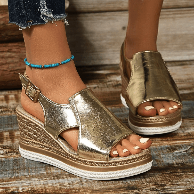 Baylie - Sandales Métalliques Élégantes