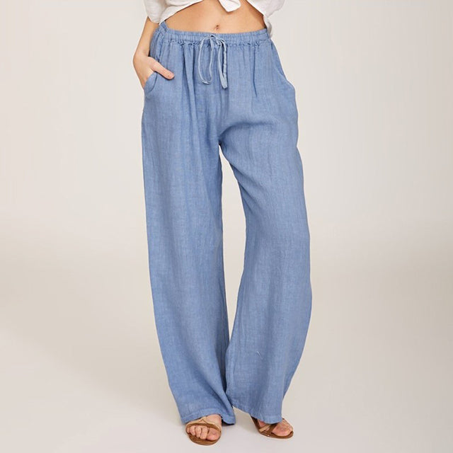 Enara - Pantalon Confortable à Cordon