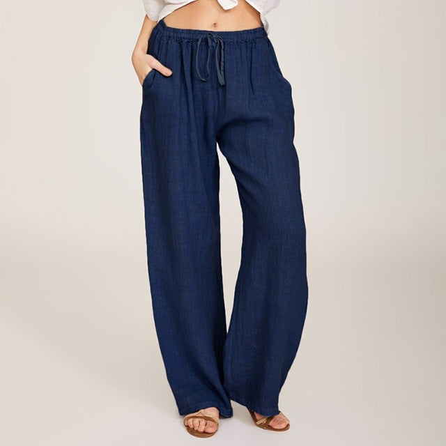 Enara - Pantalon Confortable à Cordon