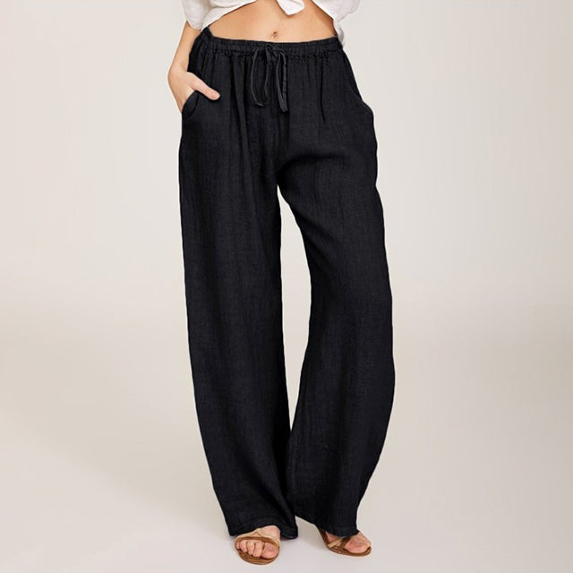 Enara - Pantalon Confortable à Cordon