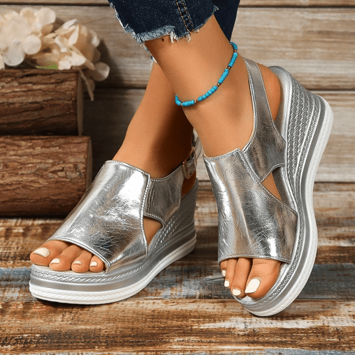 Baylie - Sandales Métalliques Élégantes