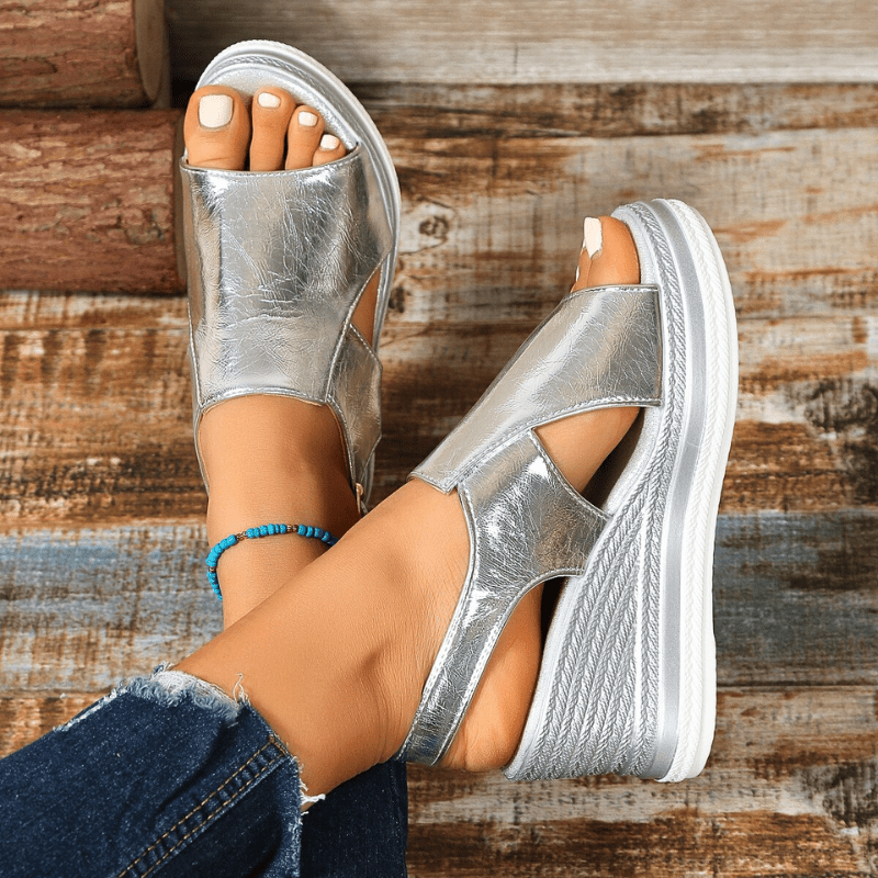 Baylie - Sandales Métalliques Élégantes