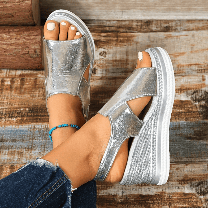 Baylie - Sandales Métalliques Élégantes