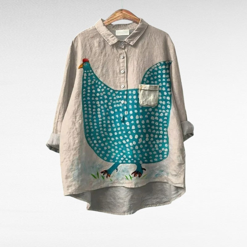 Céline | Blouse d'Été Élégante