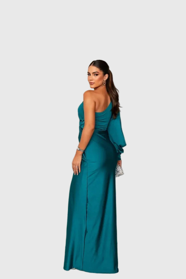Melyssa | Robe de Soirée Maxi Élégante et Fluide