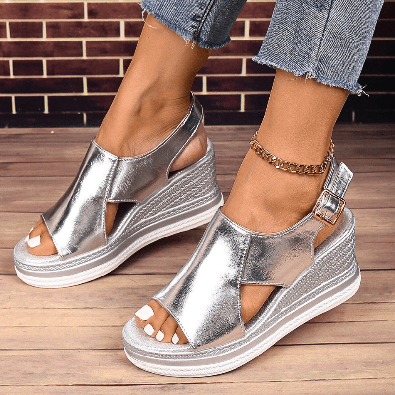 Baylie - Sandales Métalliques Élégantes