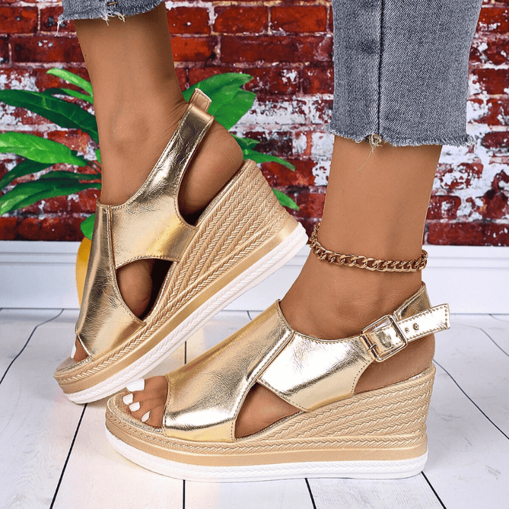 Baylie - Sandales Métalliques Élégantes