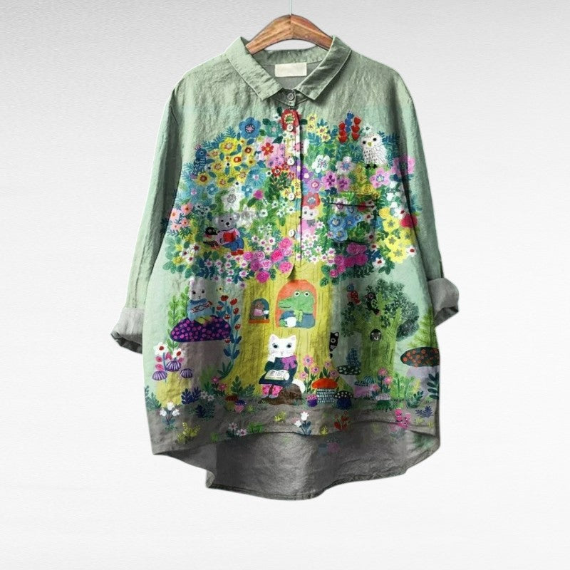 Caroline | Blouse d'Été Élégante