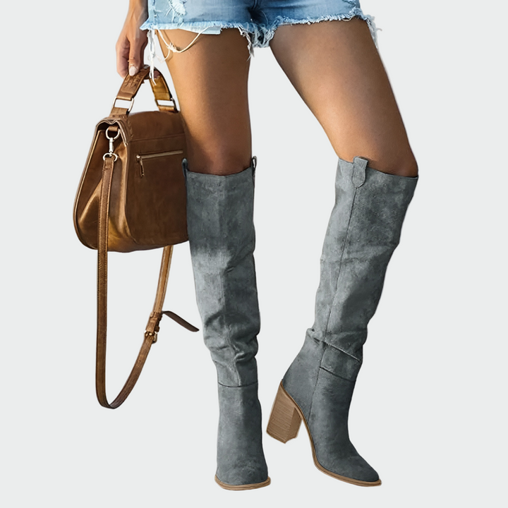 Bottes Orthopédiques en Cuir Montantes