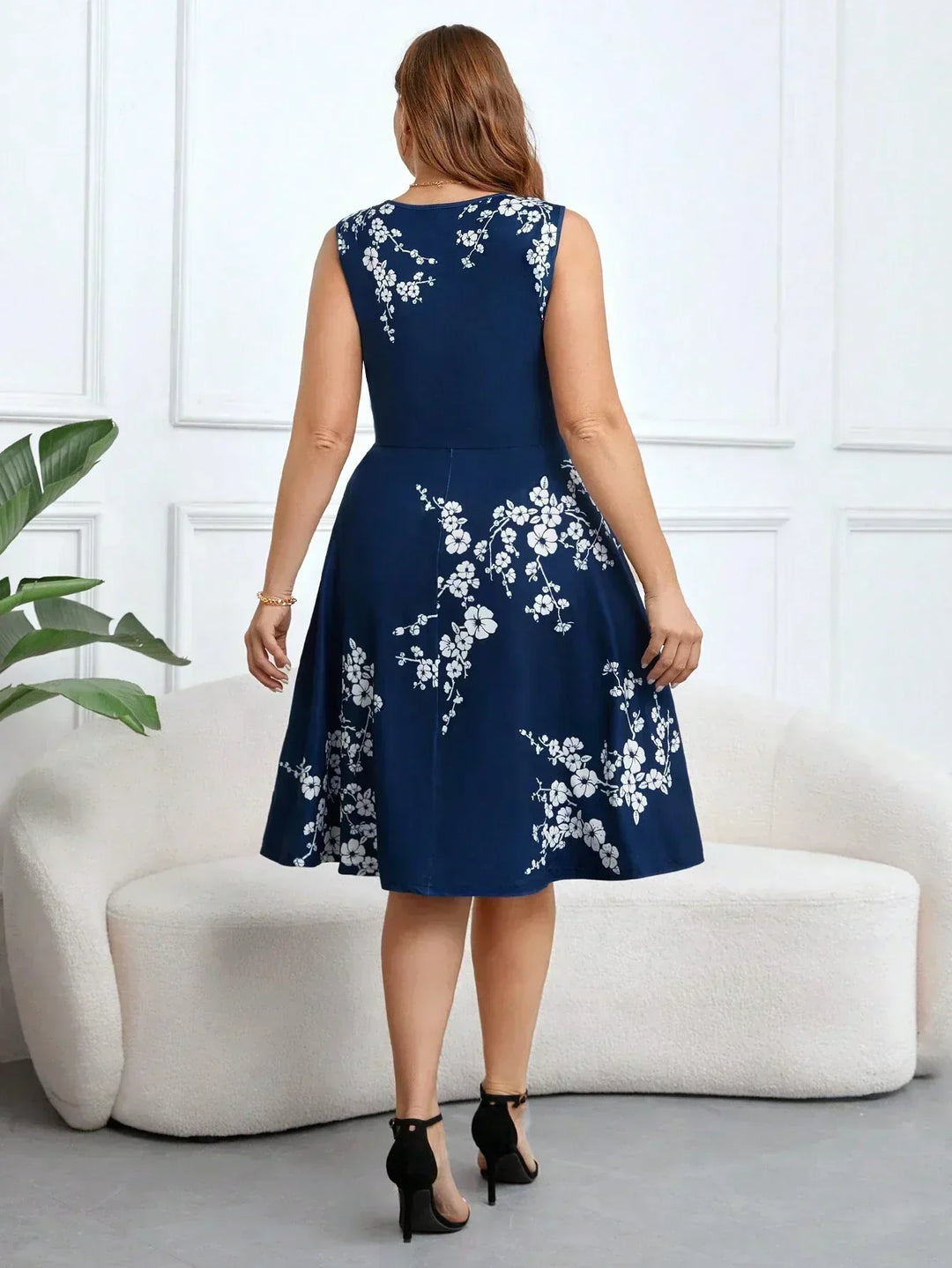 Danica - Robe portefeuille florale