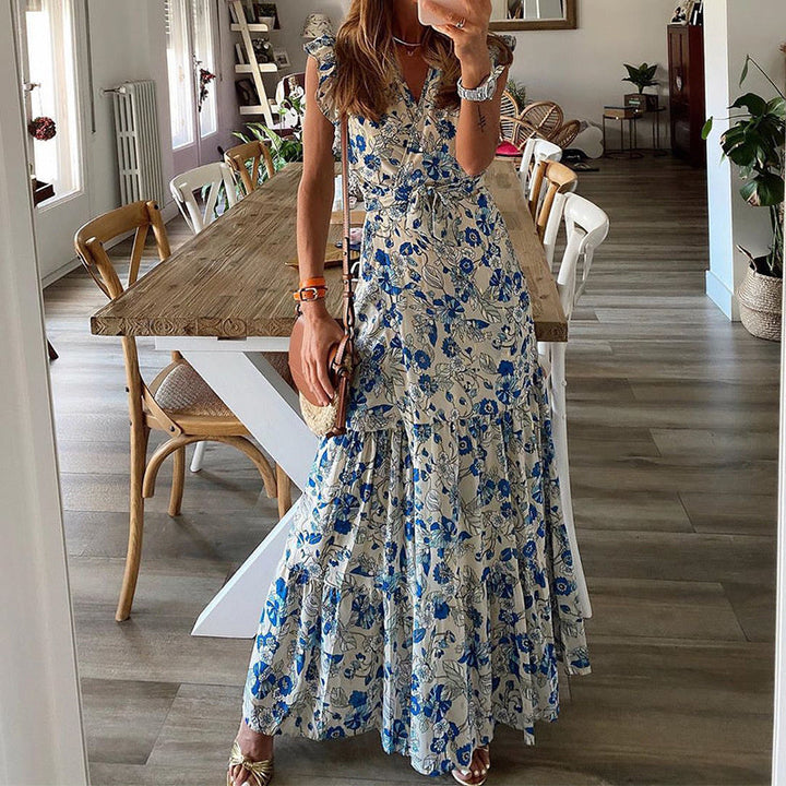 Shera - Robe Maxi Fleurie