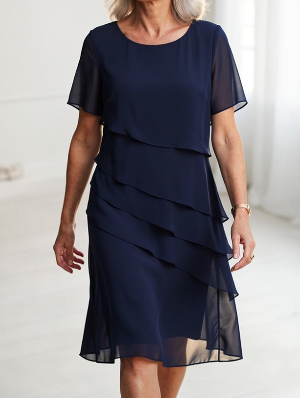 Juliette | Robe élégante et fluide avec volants