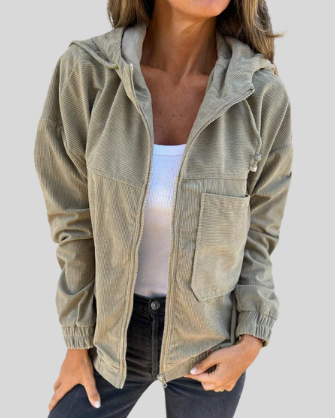 Mabel | Gilet Doux avec Zip
