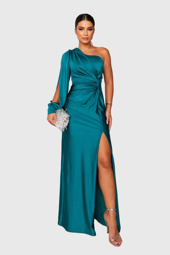 Melyssa | Robe de Soirée Maxi Élégante et Fluide