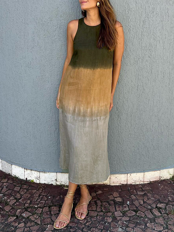 Heather - Robe Dégradé Décontractée