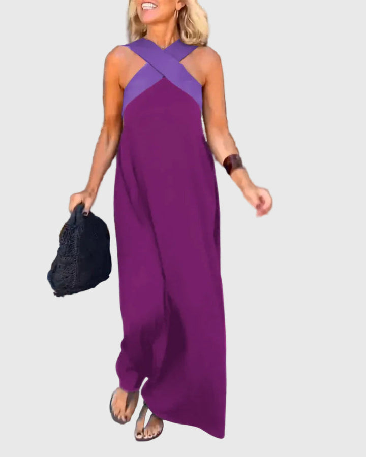 Elena | Robe Maxi Élégante et Fluide