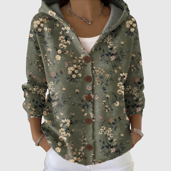 Cardigan Confort à Capuche en Tricot