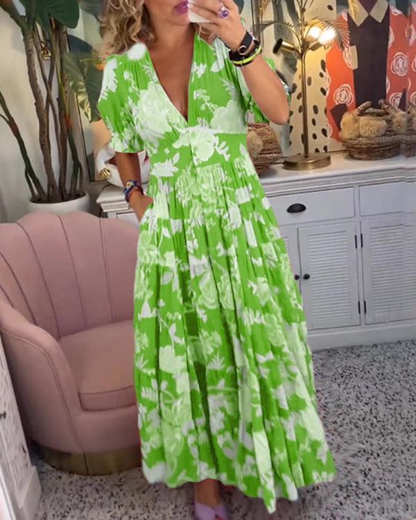 Floriana - Robe Florale Éclatante