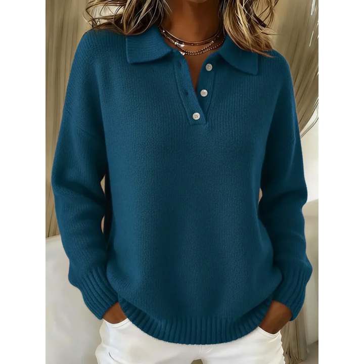 Charlotte | Pull à col polo doux