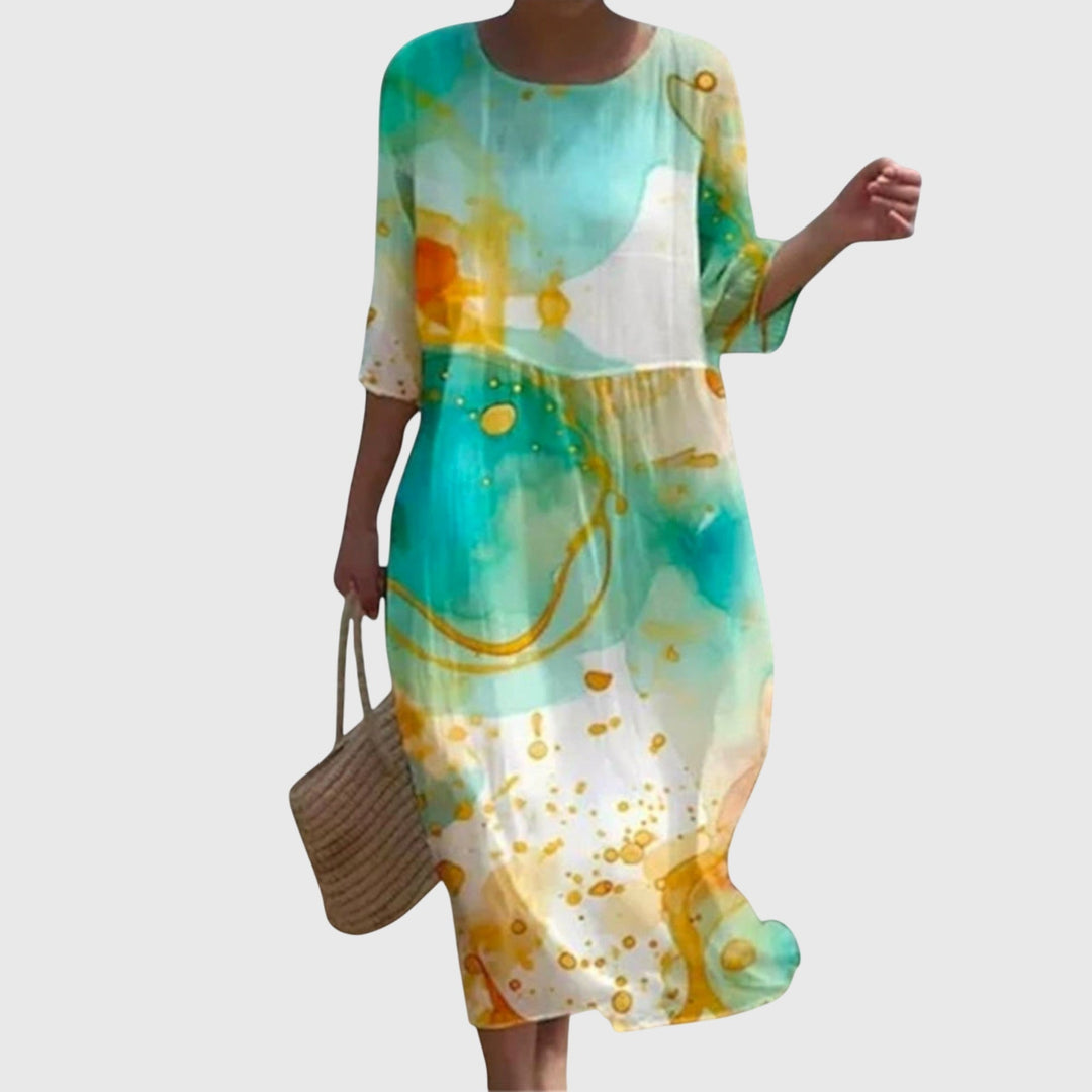 Hayley™ | Robe Maxi Florale Élegante