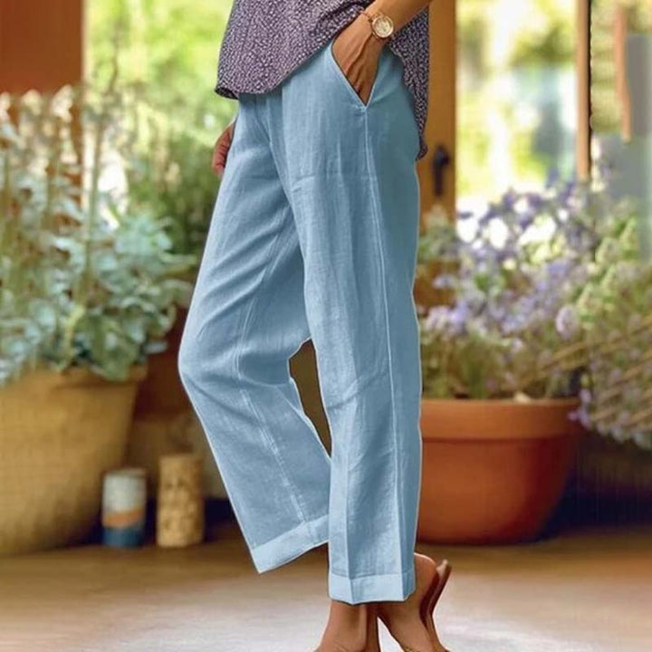 Vayla - Pantalons Classiques Détendus