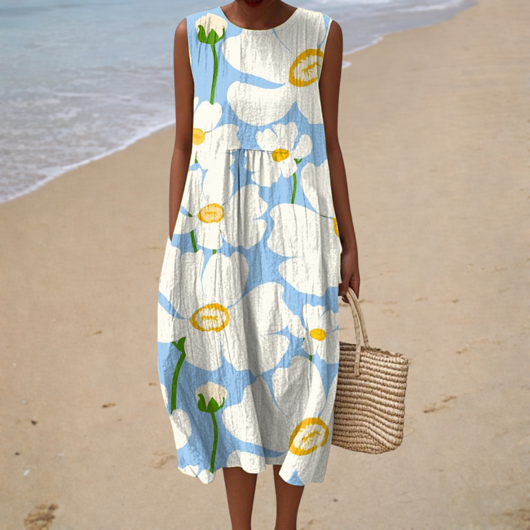 Robe d'été sans manches confortable