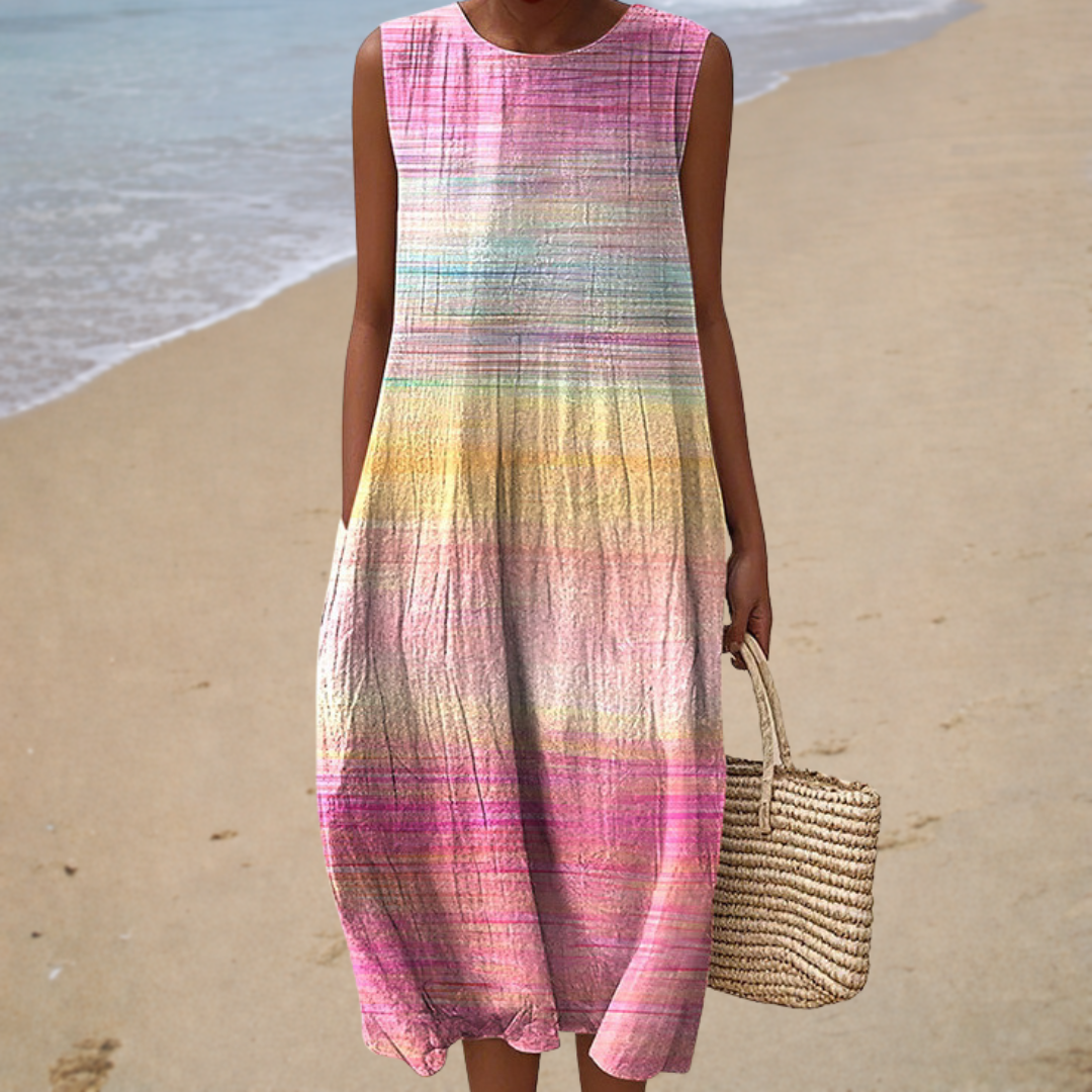 Robe d'été sans manches confortable