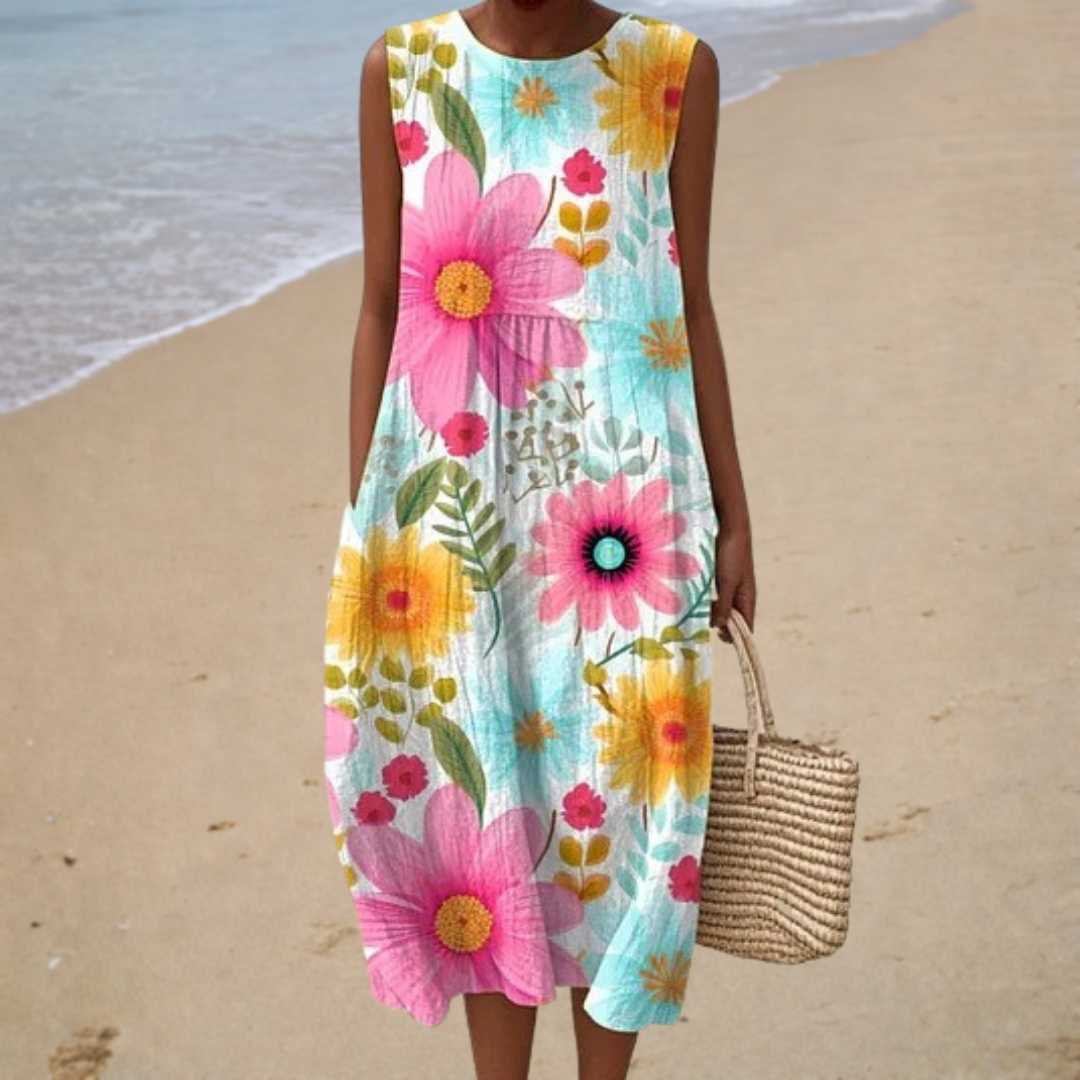Robe d'été sans manches confortable