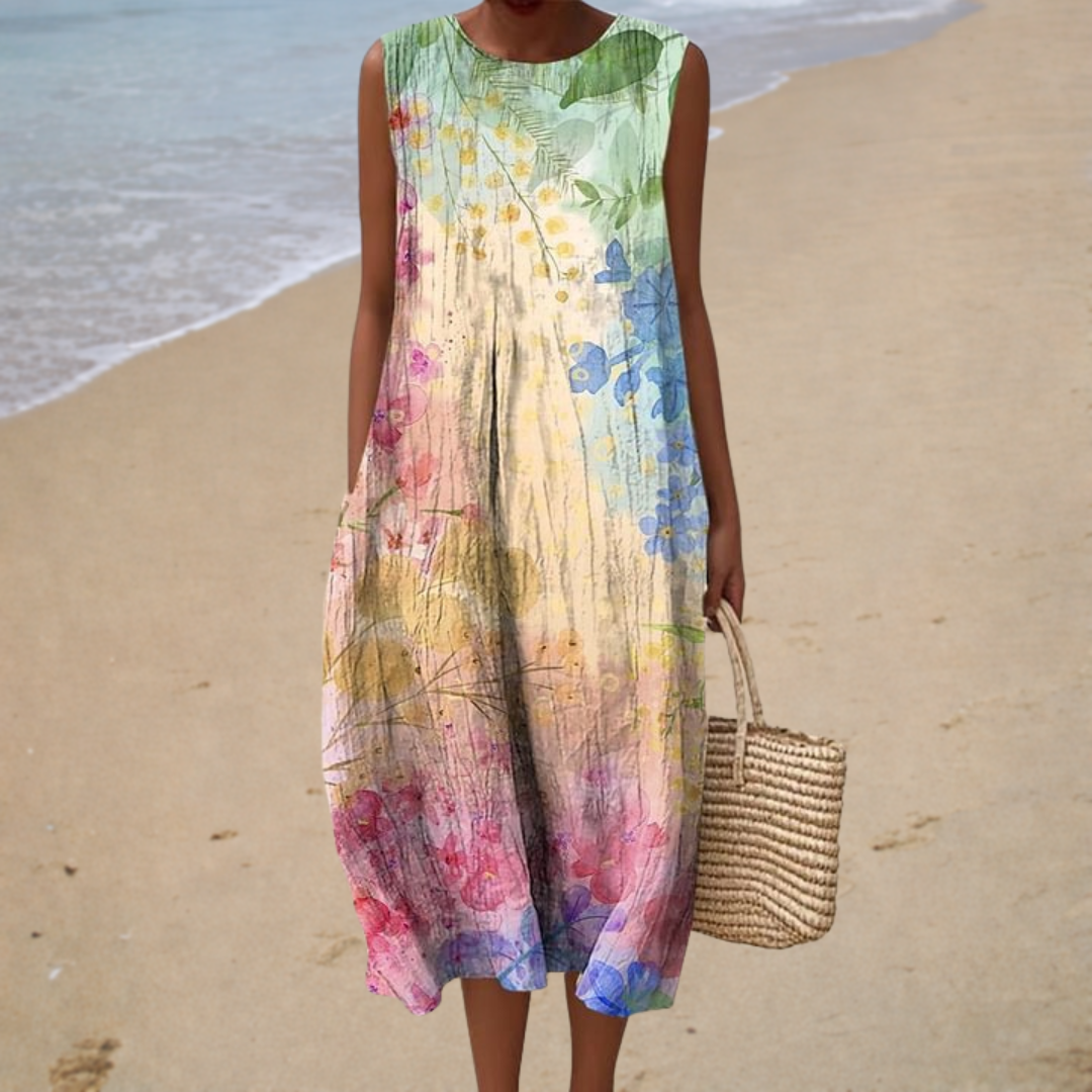 Robe d'été sans manches confortable