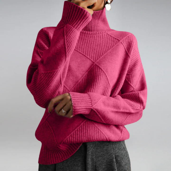 Lauren | Pull roulé en cachemire luxueux