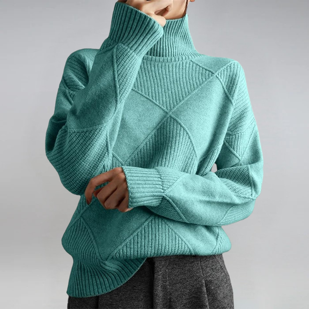 Lauren | Pull roulé en cachemire luxueux