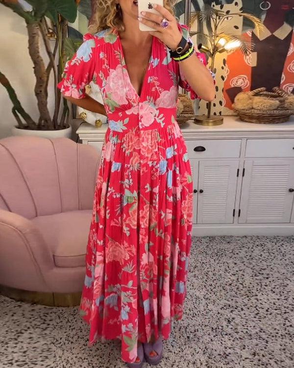Floriana - Robe Florale Éclatante