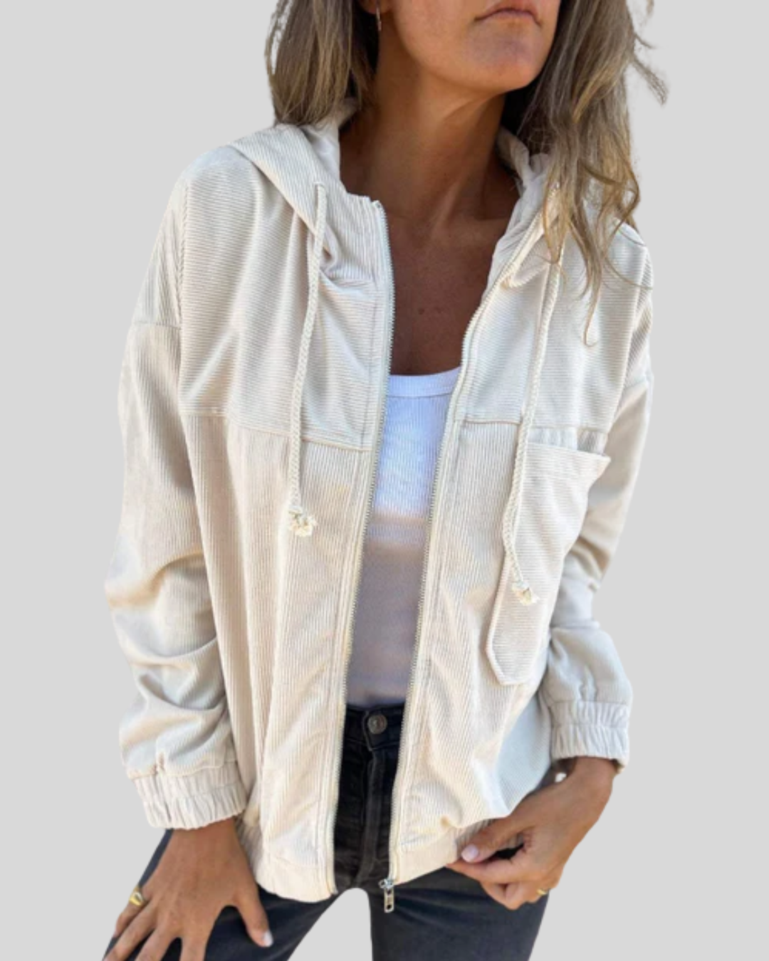 Mabel | Gilet Doux avec Zip