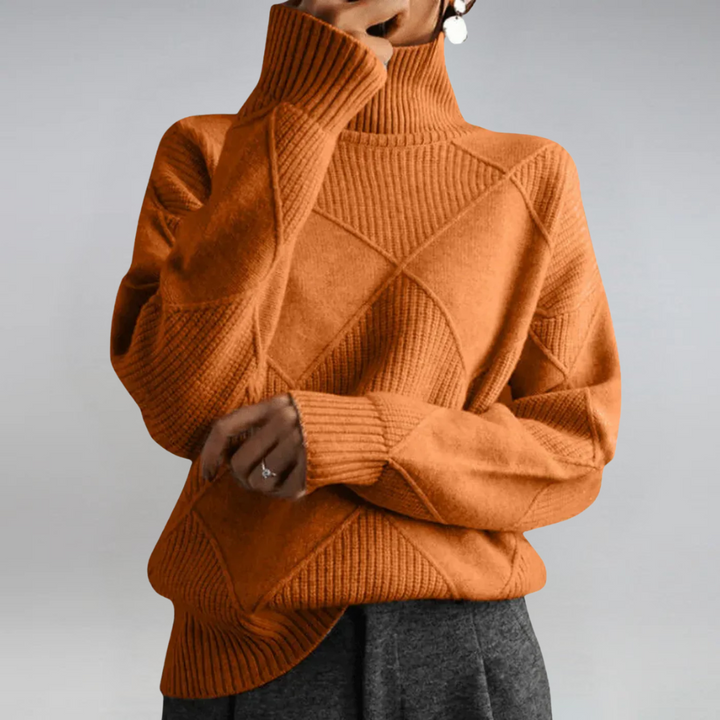 Lauren | Pull roulé en cachemire luxueux