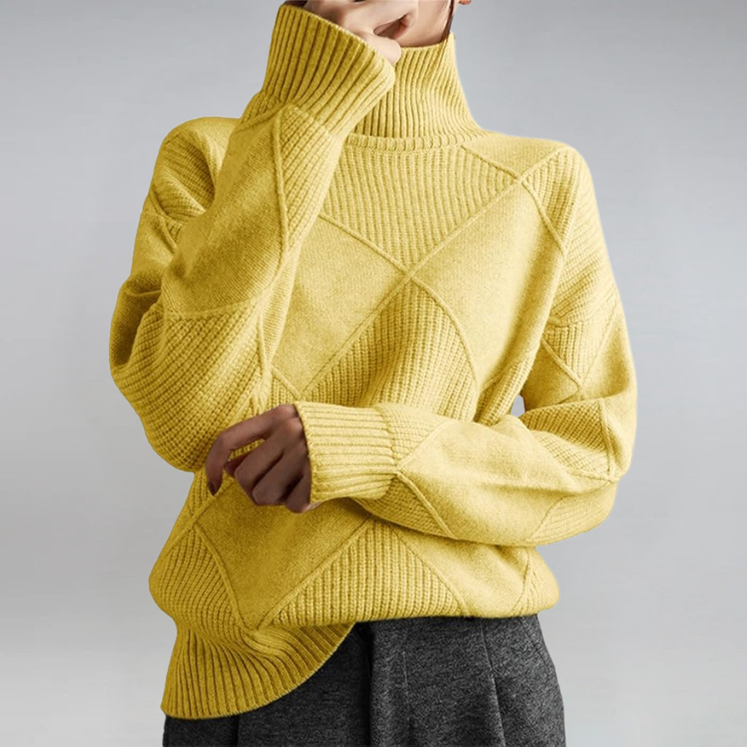 Lauren | Pull roulé en cachemire luxueux