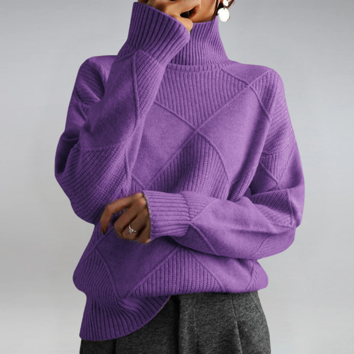 Lauren | Pull roulé en cachemire luxueux