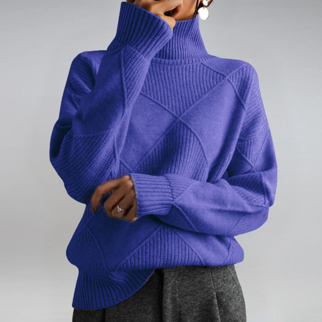 Lauren | Pull roulé en cachemire luxueux