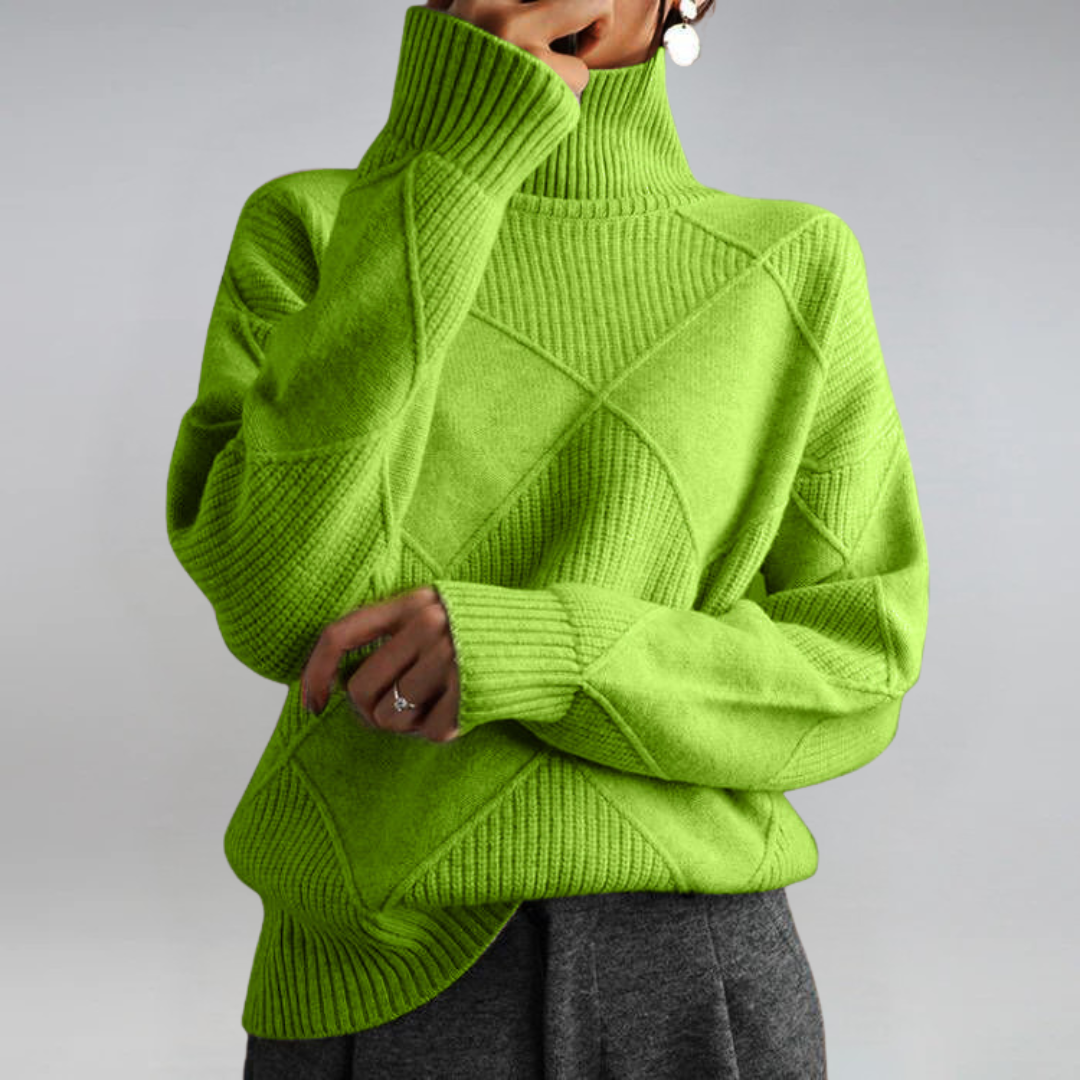 Lauren | Pull roulé en cachemire luxueux