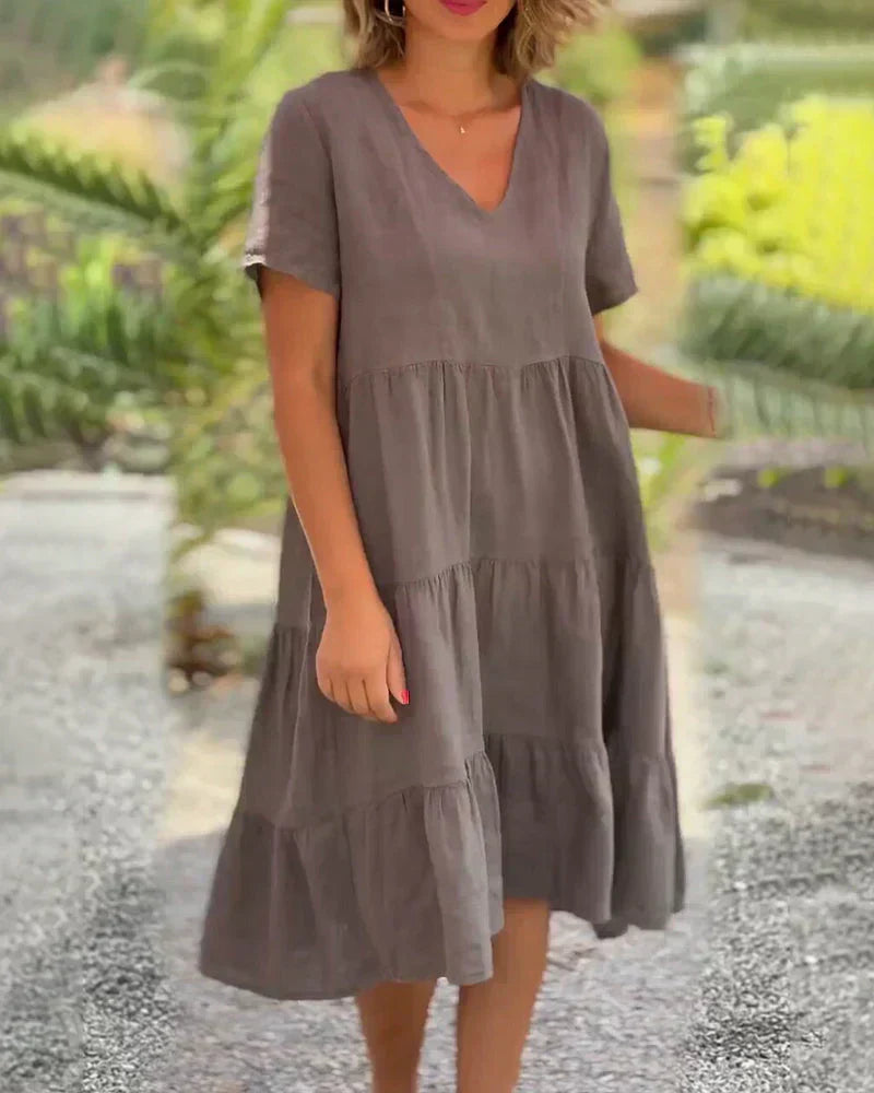 Bexley - Robe d'Été Décontractée avec Décolleté en V