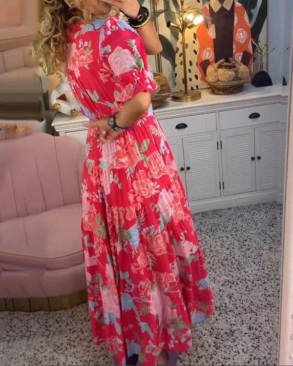 Floriana - Robe Florale Éclatante