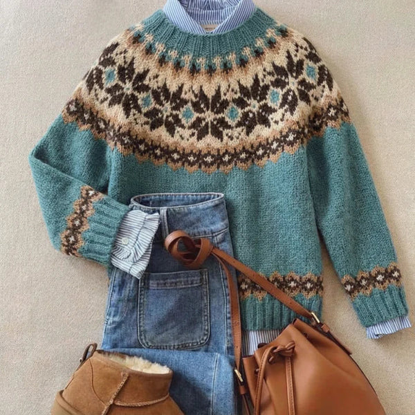 Jessica - Pull Vintage Chic en Tricot