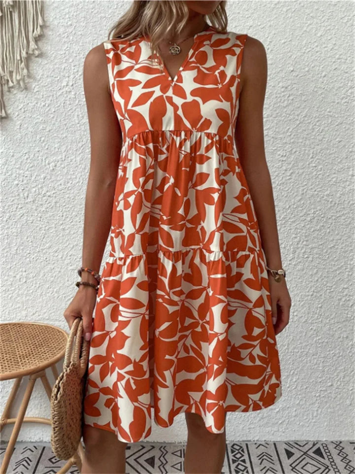 TASHA | ROBE MIDI FLUIDE AVEC SILHOUETTE ÉVASÉE