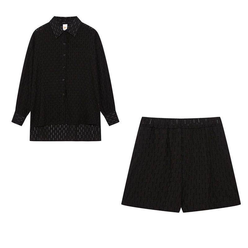 Elizabeth - Ensemble Chemise et Shorts Légers