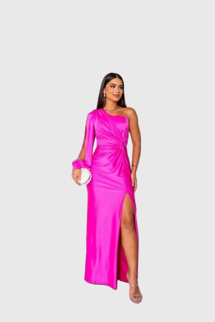 Melyssa | Robe de Soirée Maxi Élégante et Fluide