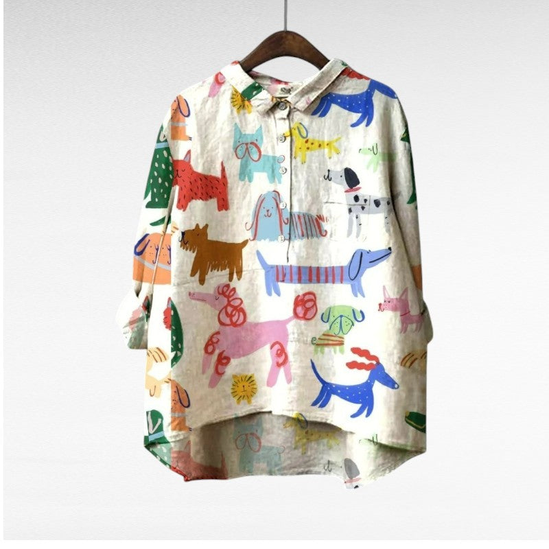 Amélie | Blouse d'Été Élégante