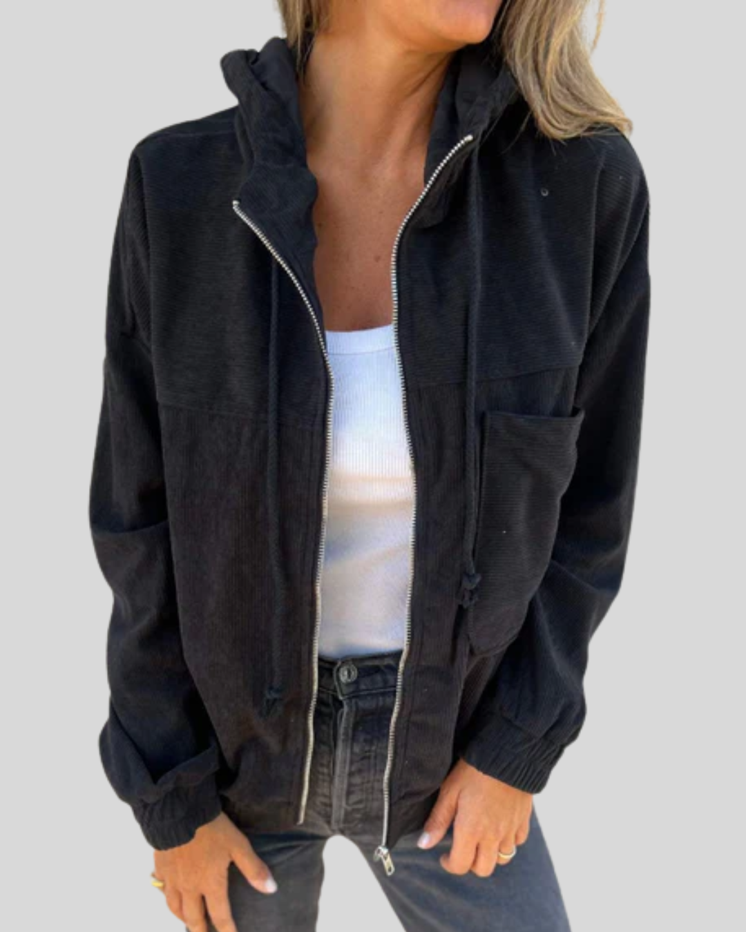 Mabel | Gilet Doux avec Zip