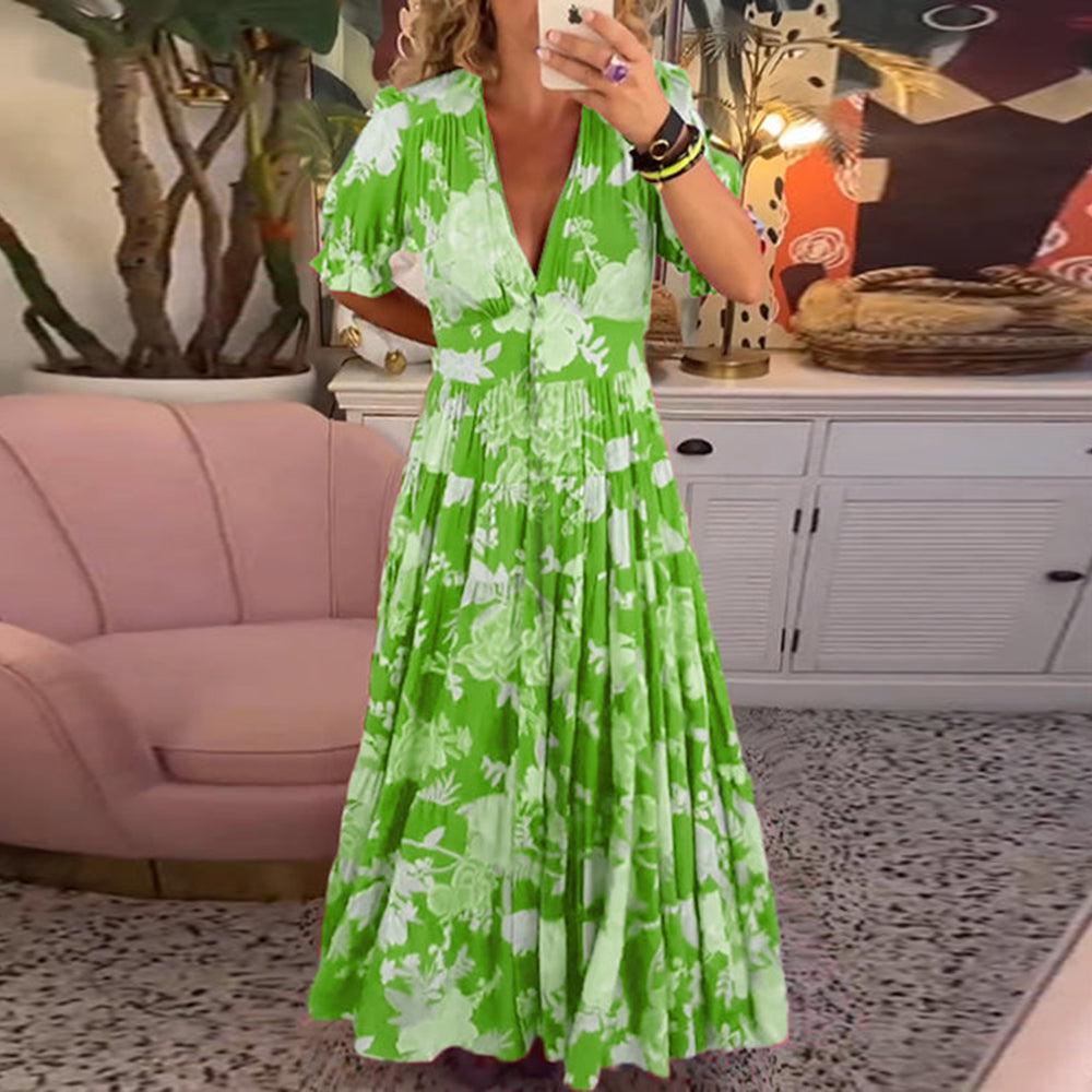 Floriana - Robe Florale Éclatante