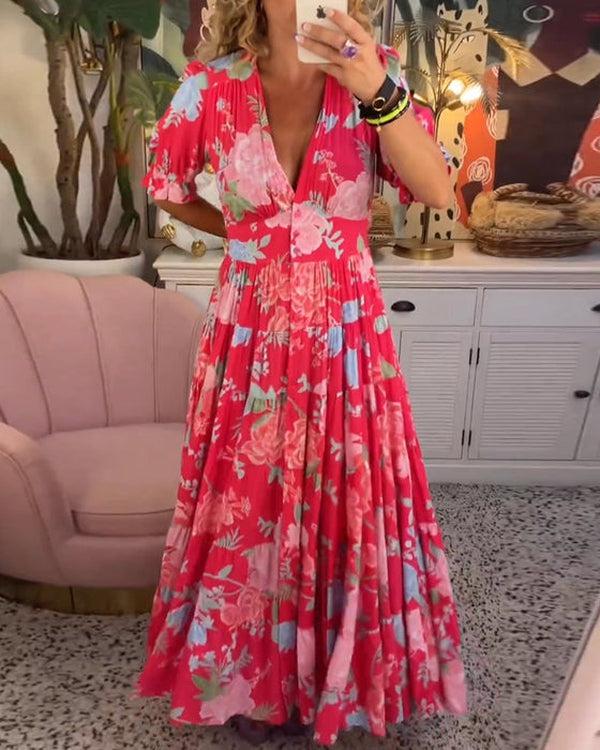 Floriana - Robe Florale Éclatante