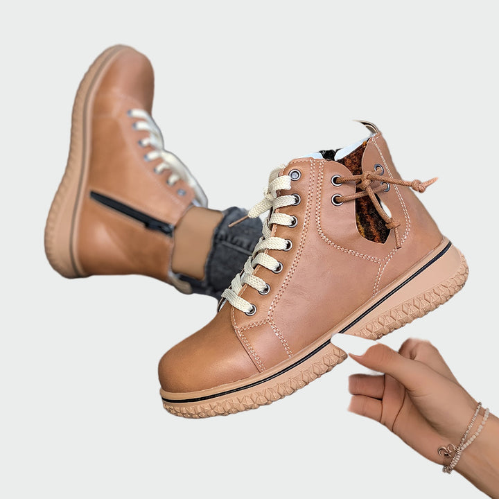 Bottes Orthopédiques en Cuir à Cheville