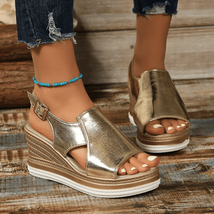 Baylie - Sandales Métalliques Élégantes